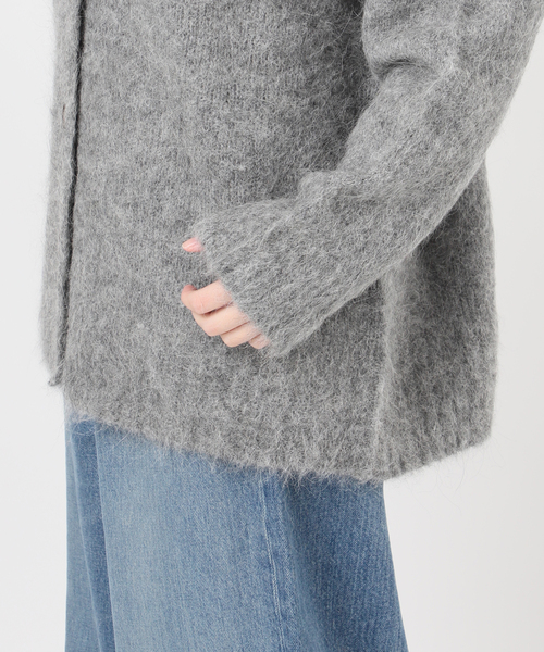 journal standard L'essage(ジャーナルスタンダードレサージュ)の「アルパカMIXカーディガン(カーディガン/ボレロ・レディース・チャコールグレー/モスグリーン・FREE)」の21枚目の写真