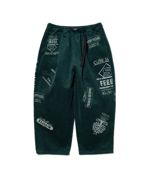 go slow caravan（ゴースローキャラバン）の「CUBE SUGAR/キューブシュガー　6Wコーデュロイ プリントパンツ（その他パンツ・レディース・ブラウン/グリーン・FREE）」の8枚目の写真