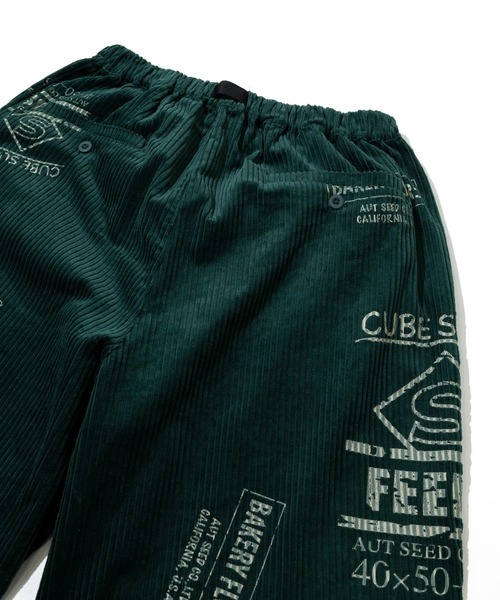 go slow caravan（ゴースローキャラバン）の「CUBE SUGAR/キューブシュガー　6Wコーデュロイ プリントパンツ（その他パンツ・レディース・ブラウン/グリーン・FREE）」の10枚目の写真