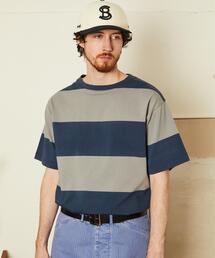 schott | Schott/ショット/WIDE BORDER T-SHIRT/ワイドボーダー Tシャツ(Tシャツ/カットソー)