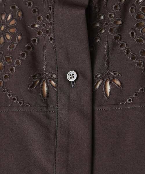 TICCA(ティッカ)の「TICCA(ティッカ)レースフレンチシャツ(シャツ/ブラウス・レディース・グレー系その他/ブラック・00)」の12枚目の写真