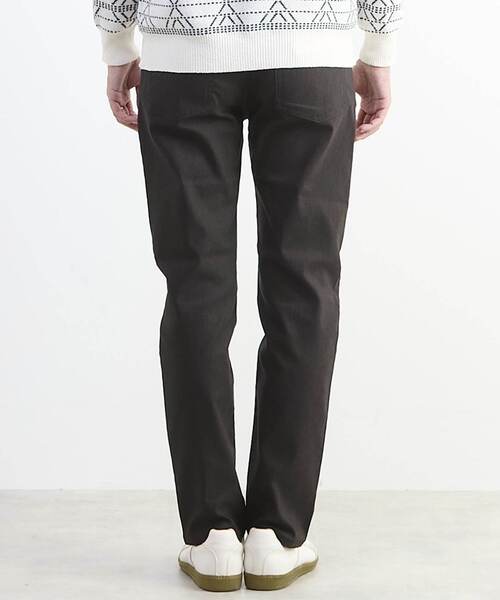 MEN'S MELROSE（メンズメルローズ）の「メランジピンヘッドハイパースリムテーパードパンツ（チノパンツ・メンズ・ライトベージュ/チャコールグレー/ネイビー/ブラウン・2/4/5/3）」の7枚目の写真