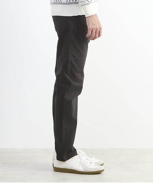 MEN'S MELROSE（メンズメルローズ）の「メランジピンヘッドハイパースリムテーパードパンツ（チノパンツ・メンズ・ライトベージュ/チャコールグレー/ネイビー/ブラウン・2/4/5/3）」の8枚目の写真