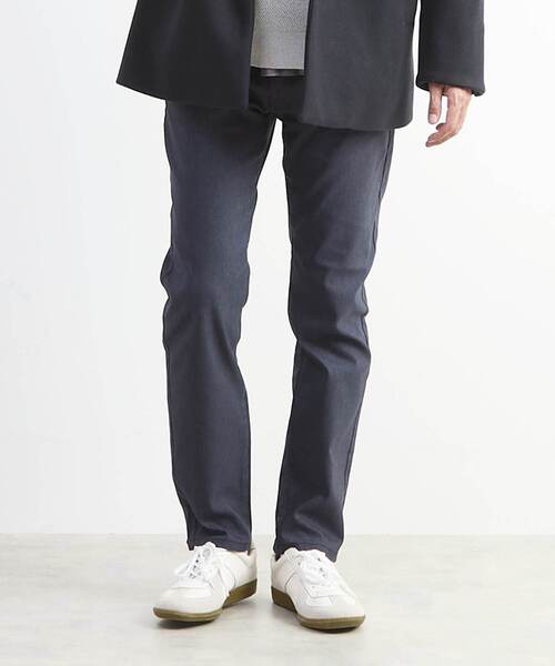 MEN'S MELROSE（メンズメルローズ）の「メランジピンヘッドハイパースリムテーパードパンツ（チノパンツ・メンズ・ライトベージュ/チャコールグレー/ネイビー/ブラウン・2/4/5/3）」の20枚目の写真