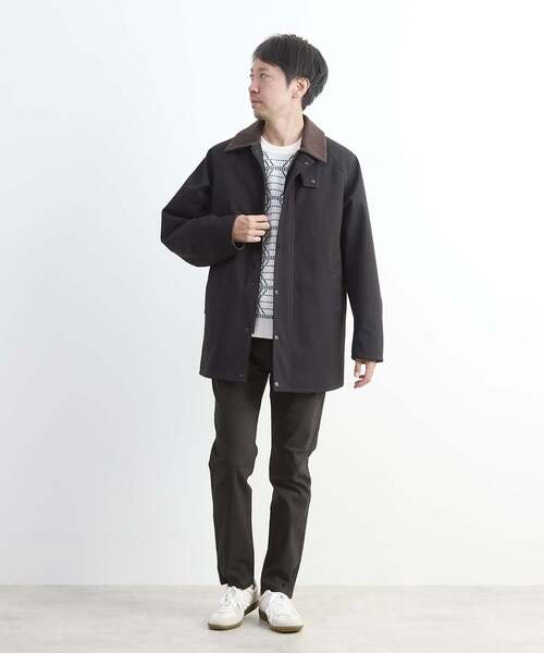 MEN'S MELROSE（メンズメルローズ）の「メランジピンヘッドハイパースリムテーパードパンツ（チノパンツ・メンズ・ライトベージュ/チャコールグレー/ネイビー/ブラウン・2/4/5/3）」の22枚目の写真