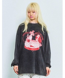 Little sunny bite（リトルサニーバイト）の「little sunny bite Disney collection / lady & tramp long tee（Tシャツ/カットソー）」