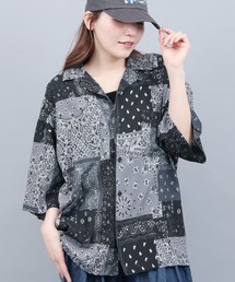 チチカカ（チチカカ）の「レーヨン総柄プリントシャツ（シャツ/ブラウス）」