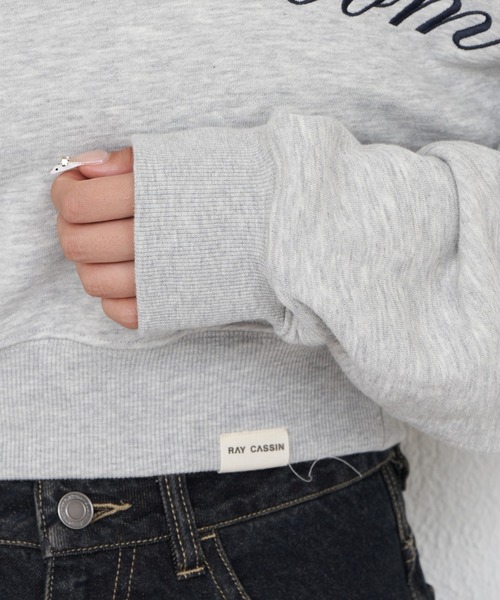 RAY CASSIN（レイカズン）の「【セットアップで着られる】ピグメントオフショルショートスウェット（スウェット・レディース・ブラウン系その他2/グレー/ベージュ系その他2・FREE）」の22枚目の写真
