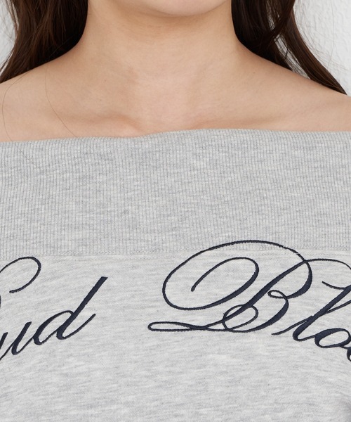 RAY CASSIN（レイカズン）の「【セットアップで着られる】ピグメントオフショルショートスウェット（スウェット・レディース・ブラウン系その他2/グレー/ベージュ系その他2・FREE）」の19枚目の写真