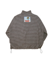 MOSQUITO MURDERERS（モスキートマーダラーズ）の「Sunflower HIGH NECK FLEECE TOP -Brown（Tシャツ/カットソー）」