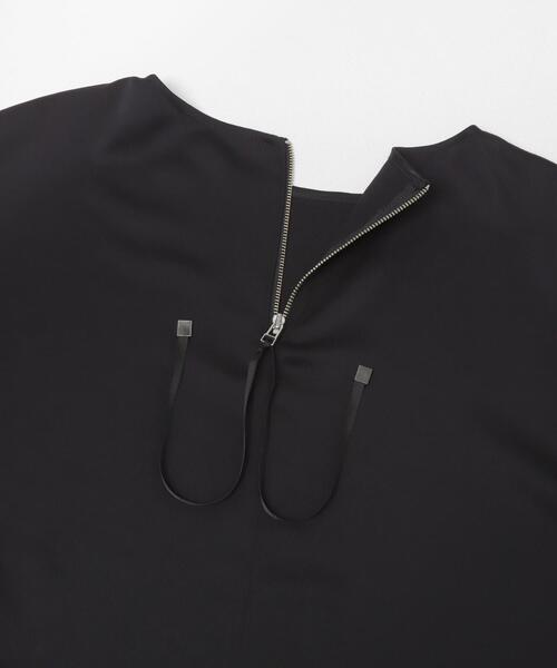 URBAN RESEARCH ROSSO WOMEN（アーバンリサーチ　ロッソ）の「ハンマーサテンギャザーブラウス（シャツ/ブラウス・レディース・ホワイト/ブラック・FREE）」の6枚目の写真