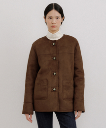 HENRY SUEDE HALF-FUR MUSTANG_BROWN
