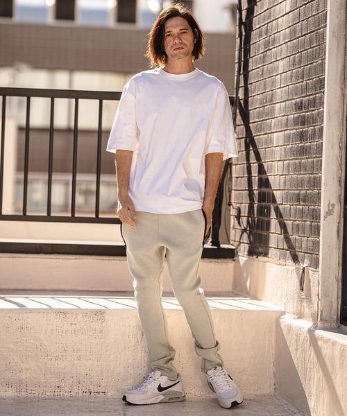 CAMBIO(カンビオ)の「mp14535-Waterproof Zipper Cardboard Knit Pants ダンボールニットパンツ(2026GIM-003)(スウェットパンツ・メンズ・ブラック/グレイッシュベージュ/チャコール・S/M/L)」の7枚目の写真