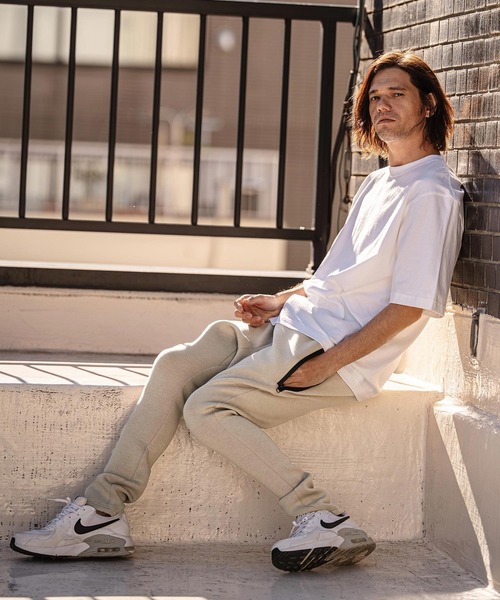 CAMBIO(カンビオ)の「mp14535-Waterproof Zipper Cardboard Knit Pants ダンボールニットパンツ(2026GIM-003)(スウェットパンツ・メンズ・ブラック/グレイッシュベージュ/チャコール・S/M/L)」の9枚目の写真