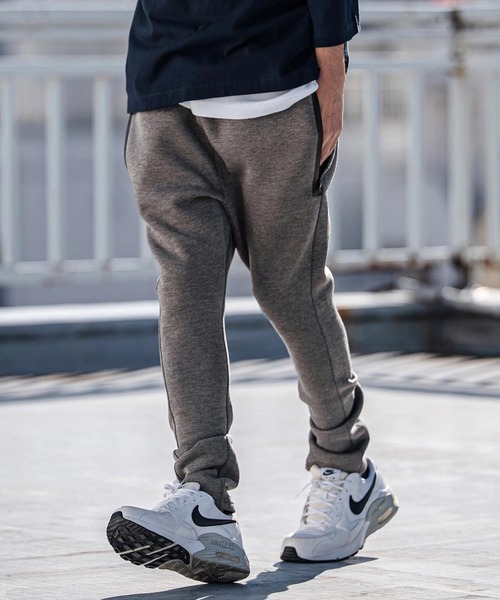 CAMBIO(カンビオ)の「mp14535-Waterproof Zipper Cardboard Knit Pants ダンボールニットパンツ(2026GIM-003)(スウェットパンツ・メンズ・ブラック/グレイッシュベージュ/チャコール・S/M/L)」の11枚目の写真