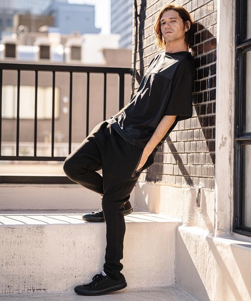 CAMBIO(カンビオ)の「mp14535-Waterproof Zipper Cardboard Knit Pants ダンボールニットパンツ(2026GIM-003)(スウェットパンツ・メンズ・ブラック/グレイッシュベージュ/チャコール・S/M/L)」の18枚目の写真