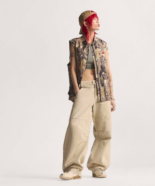 adidas（アディダス）の「キャンバス ルーズパンツ / アディダスオリジナルス adidas Originals（その他パンツ・レディース・ベージュ・24/30/25/30/26/30/27/30/28/30/29/30/30W 30L/31W 30L/32W 30L）」の7枚目の写真