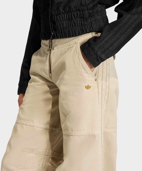 adidas（アディダス）の「キャンバス ルーズパンツ / アディダスオリジナルス adidas Originals（その他パンツ・レディース・ベージュ・24/30/25/30/26/30/27/30/28/30/29/30/30W 30L/31W 30L/32W 30L）」の11枚目の写真