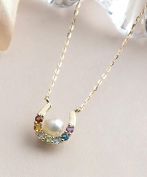 TAKE-UP | K10 レインボー&ホースシューネックレス(ネックレス)