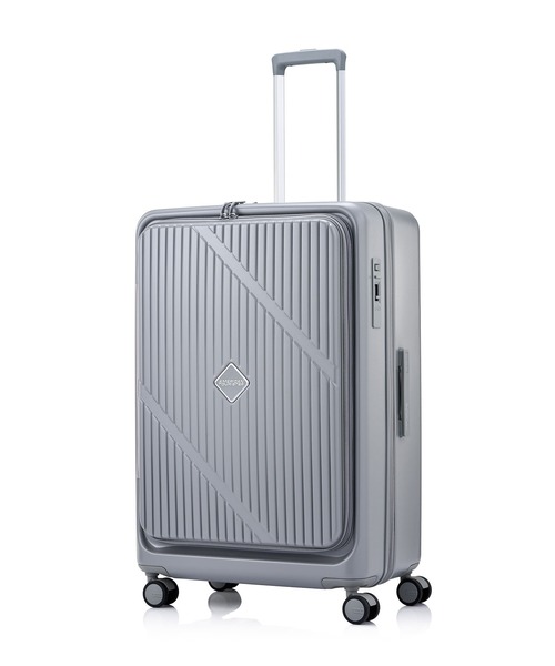 AMERICAN TOURISTER(アメリカンツーリスター)の「アメリカンツーリスター VELOX スピナー75/28 エキスパンダー TSA HW ライトグレー(スーツケース/キャリーバッグ・メンズ・ライトグレー・L)」の1枚目の写真