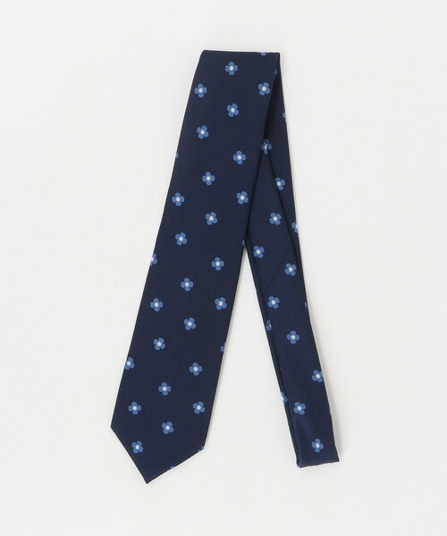 green label relaxing（グリーンレーベルリラクシング）の「GLR ジャパン ヴィンテージ 8.0cm コモン2 ネクタイ（ネクタイ・メンズ・ライトグレー/ネイビー・FREE）」の3枚目の写真