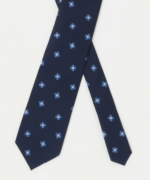 green label relaxing（グリーンレーベルリラクシング）の「GLR ジャパン ヴィンテージ 8.0cm コモン2 ネクタイ（ネクタイ・メンズ・ライトグレー/ネイビー・FREE）」の4枚目の写真