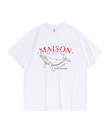 メゾンマリンウェイル 半袖Tシャツ (ホワイト)