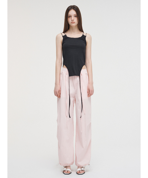 ETMON（エトモン）の「Double Strap Sleeveless Top Black（スカート・レディース・その他・FREE）」の2枚目の写真