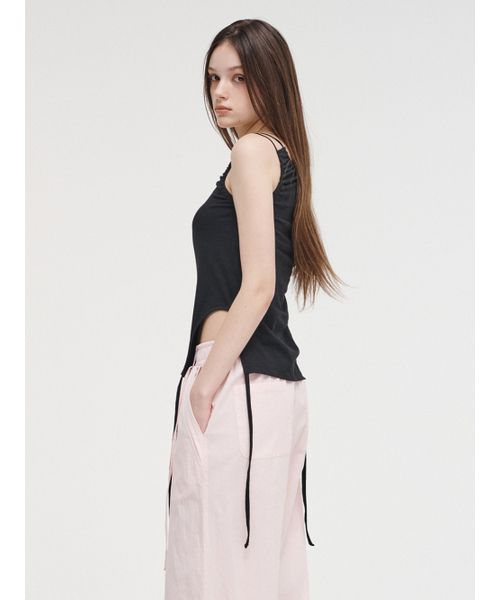 ETMON（エトモン）の「Double Strap Sleeveless Top Black（スカート・レディース・その他・FREE）」の5枚目の写真
