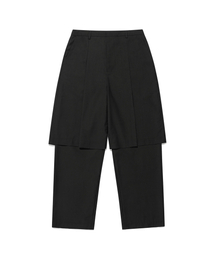 FFATS PLEATS LAYERED PANTS_BLACK(NG2EFUPA14A)