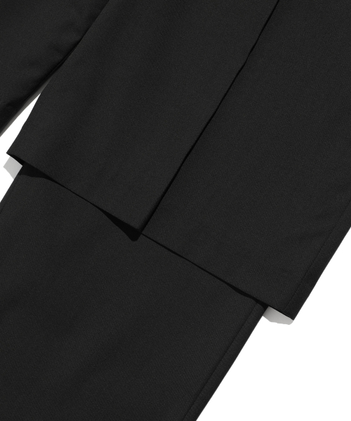 NICE GHOST CLUB（ナイスゴーストクラブ）の「FFATS PLEATS LAYERED PANTS_BLACK(NG2EFUPA14A)（その他パンツ・レディース・ブラック・S/M/L）」の5枚目の写真