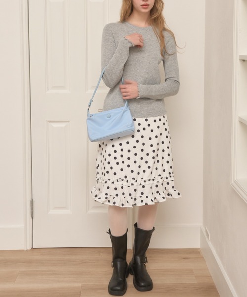 Birthday room（バースデイルーム）の「レースタグパターンメッシュカットソー/Lace tag pattern mesh top（Tシャツ/カットソー・レディース・グレー/アイボリー・FREE）」の20枚目の写真