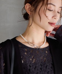 studio CLIP | 変型マンテルパールネックレス(ネックレス)