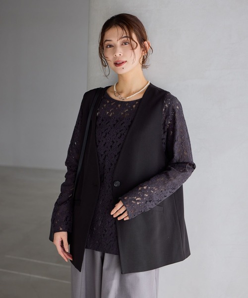 studio CLIP（スタディオクリップ）の「変型マンテルパールネックレス（ネックレス・レディース・その他2/その他1・FREE）」の3枚目の写真