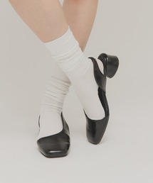 KBF | スクエアトゥアシンメトリーパンプス(パンプス)