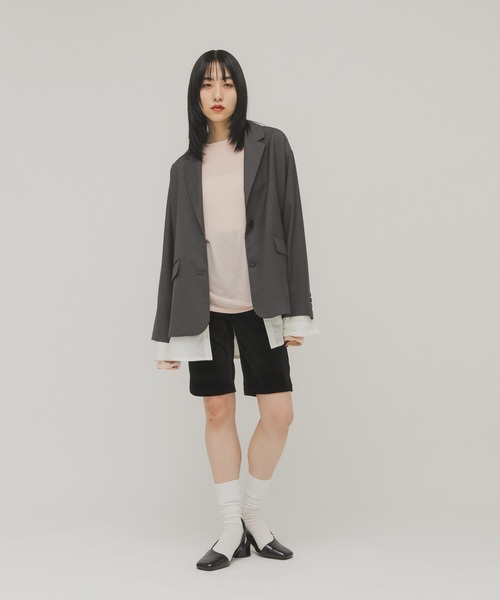 KBF（ケイビーエフ）の「スクエアトゥアシンメトリーパンプス（パンプス・レディース・ブラック/キャメル・38/36/37）」の6枚目の写真