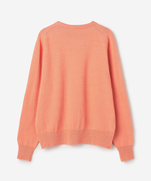 Morris & Sons（モリスアンドサンズ）の「MORRIS & SONS | コットン サドルショルダーニット WOMEN（ニット/セーター・レディース・オレンジ/グレー/ブラウン/イエロー/ネイビー・0）」の7枚目の写真