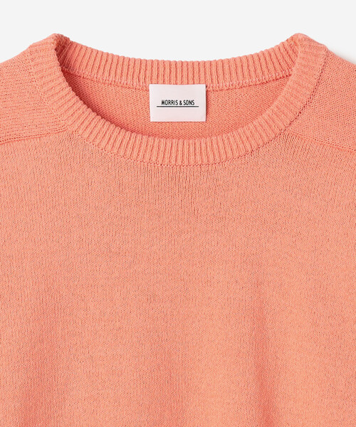 Morris & Sons（モリスアンドサンズ）の「MORRIS & SONS | コットン サドルショルダーニット WOMEN（ニット/セーター・レディース・オレンジ/グレー/ブラウン/イエロー/ネイビー・0）」の8枚目の写真