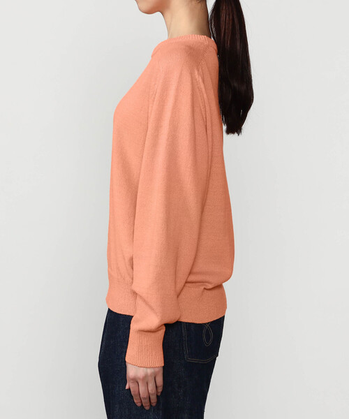 Morris & Sons（モリスアンドサンズ）の「MORRIS & SONS | コットン サドルショルダーニット WOMEN（ニット/セーター・レディース・オレンジ/グレー/ブラウン/イエロー/ネイビー・0）」の12枚目の写真