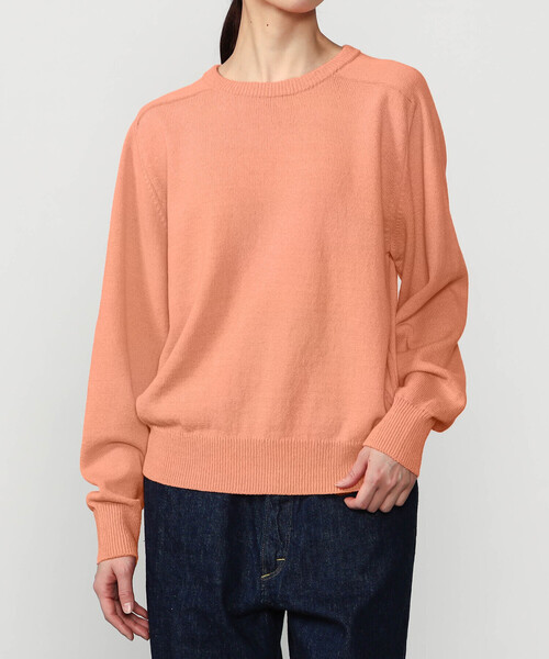 MORRIS & SONS | コットン サドルショルダーニット WOMEN（ニット
