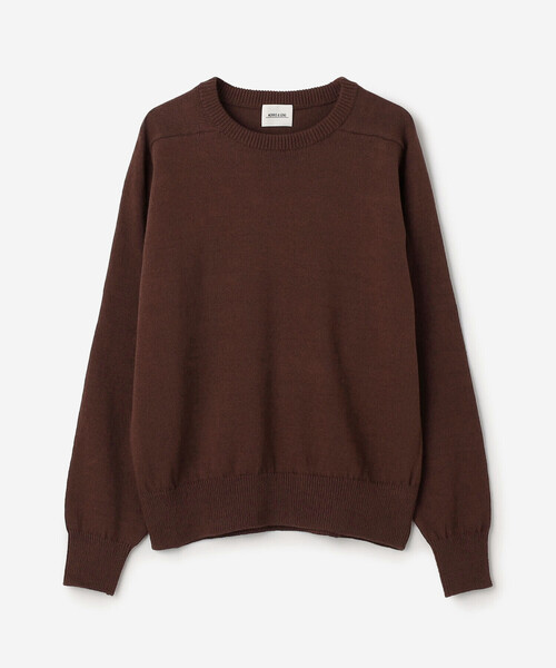 Morris & Sons（モリスアンドサンズ）の「MORRIS & SONS | コットン サドルショルダーニット WOMEN（ニット/セーター・レディース・オレンジ/グレー/ブラウン/イエロー/ネイビー・0）」の15枚目の写真