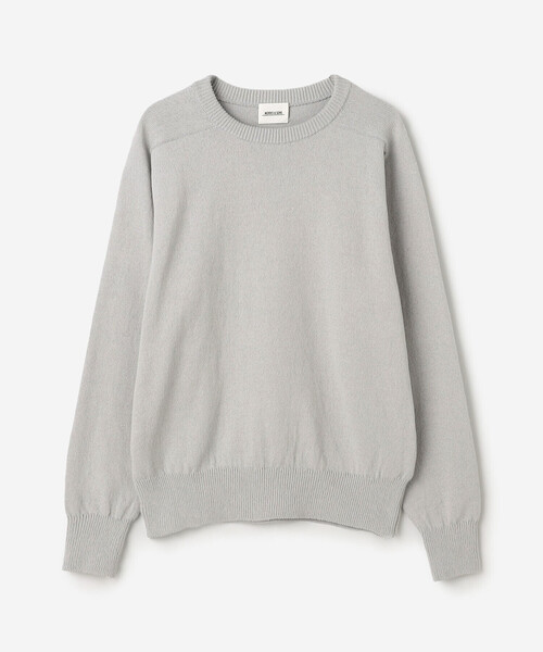 Morris & Sons（モリスアンドサンズ）の「MORRIS & SONS | コットン サドルショルダーニット WOMEN（ニット/セーター・レディース・オレンジ/グレー/ブラウン/イエロー/ネイビー・0）」の16枚目の写真
