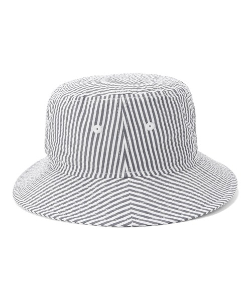 NEW ERA（ニューエラ）の「ニューエラゴルフバケットハット シアサッカー クールマックス（ハット・メンズ・ホワイト・L/XL/M/L/S/M）」の3枚目の写真