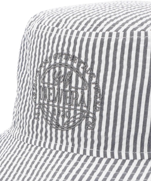 NEW ERA（ニューエラ）の「ニューエラゴルフバケットハット シアサッカー クールマックス（ハット・メンズ・ホワイト・L/XL/M/L/S/M）」の6枚目の写真