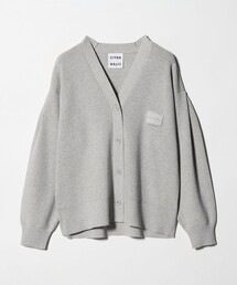CITEN（シテン）の「＜CITEN＞ロゴニットVネックカーディガン（カーディガン/ボレロ）」