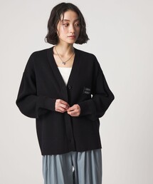 CITEN | ＜CITEN＞ロゴニットVネックカーディガン(カーディガン/ボレロ)