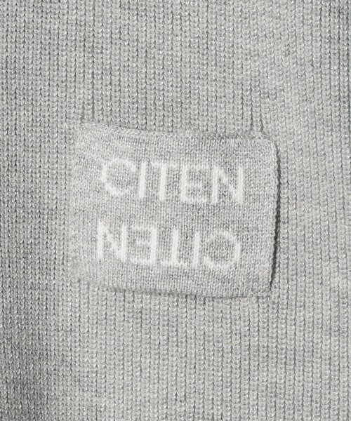 CITEN（シテン）の「＜CITEN＞ロゴニットVネックカーディガン（カーディガン/ボレロ・レディース・イエロー/ブラック/ピンク/ライトグレー・FREE）」の21枚目の写真