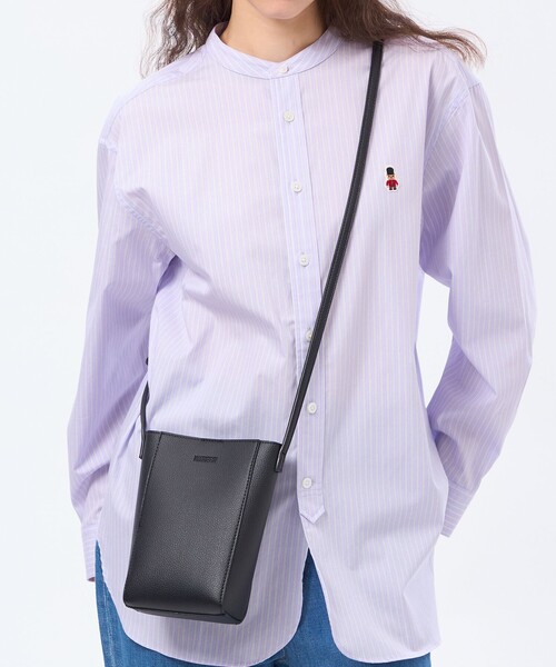 MACKINTOSH PHILOSOPHY（ﾏｯｷﾝﾄｯｼｭ ﾌｨﾛｿﾌｨｰ）の「スマホショルダーポーチ（ショルダーバッグ・レディース・ベージュ/シルバー/ブラック・FREE）」の5枚目の写真