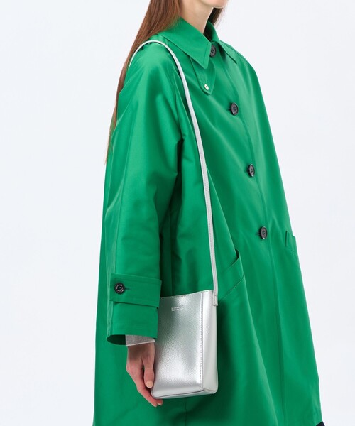 MACKINTOSH PHILOSOPHY（ﾏｯｷﾝﾄｯｼｭ ﾌｨﾛｿﾌｨｰ）の「スマホショルダーポーチ（ショルダーバッグ・レディース・ベージュ/シルバー/ブラック・FREE）」の7枚目の写真