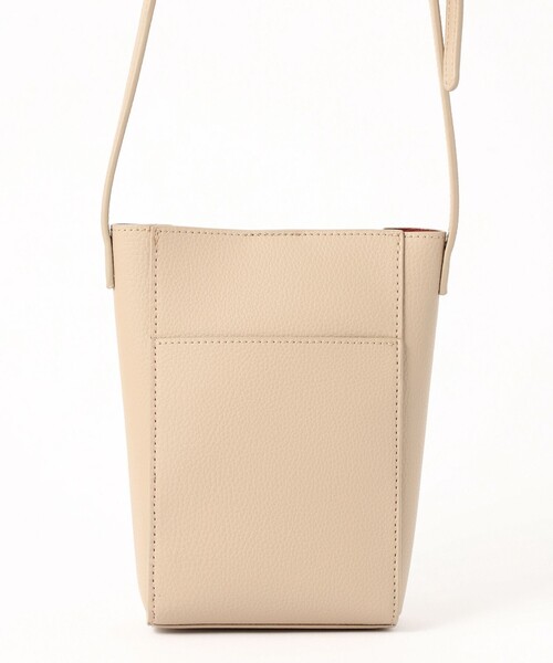 MACKINTOSH PHILOSOPHY（ﾏｯｷﾝﾄｯｼｭ ﾌｨﾛｿﾌｨｰ）の「スマホショルダーポーチ（ショルダーバッグ・レディース・ベージュ/シルバー/ブラック・FREE）」の13枚目の写真